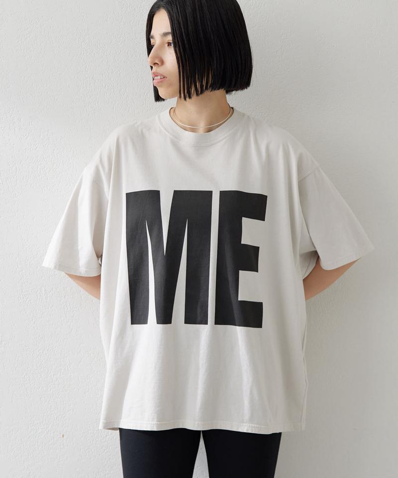 【KATHARINE HAMNETT×Whim Gazetteコラボ】MEロゴTシャツ
