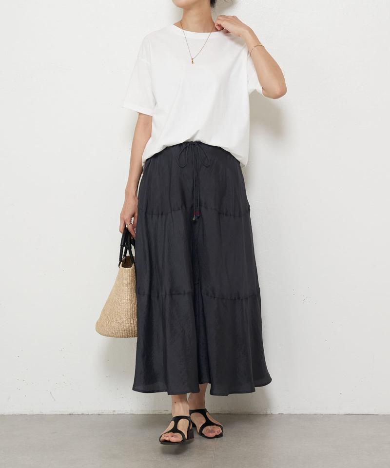 シルクバイヤスフレアスカート