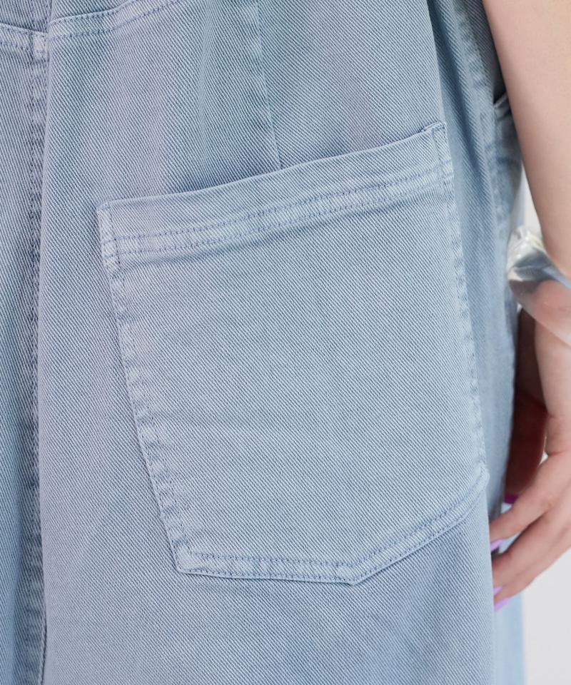 【低身長サイズ/2サイズ展開】サスペンダー付きパンツ