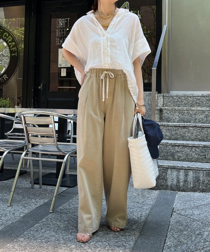 【完売カラー再追加！】デニムワイドイージーパンツ