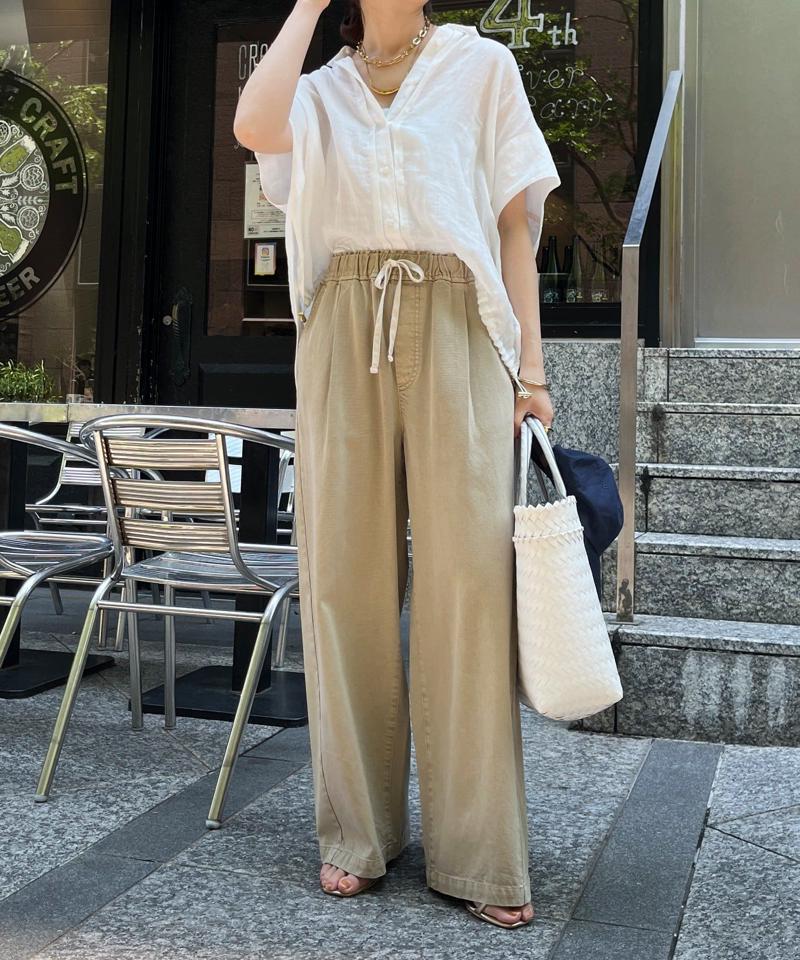 【完売カラー再追加！】デニムワイドイージーパンツ