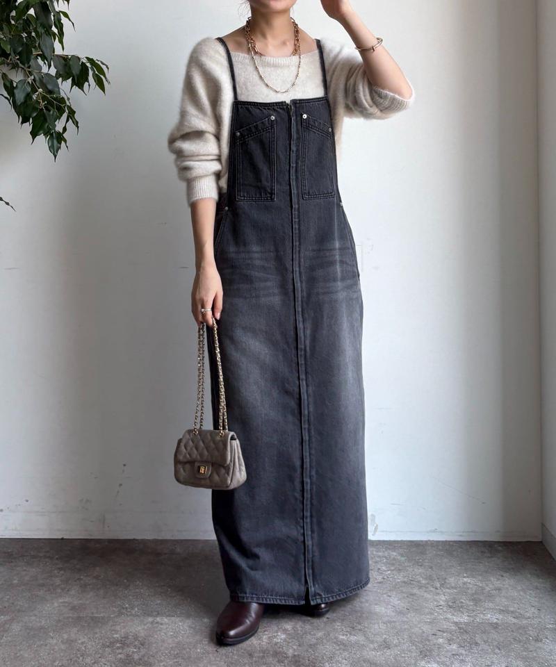 【新色追加】デニムキャミジャンスカ