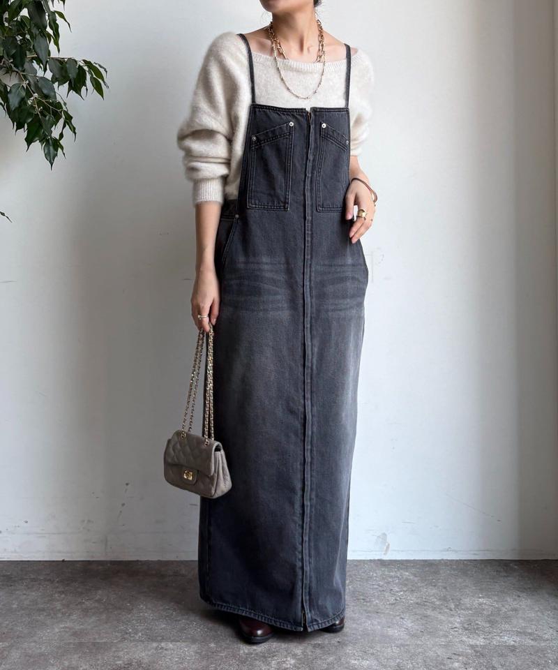 【新色追加】デニムキャミジャンスカ