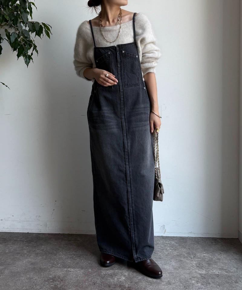 【新色追加】デニムキャミジャンスカ