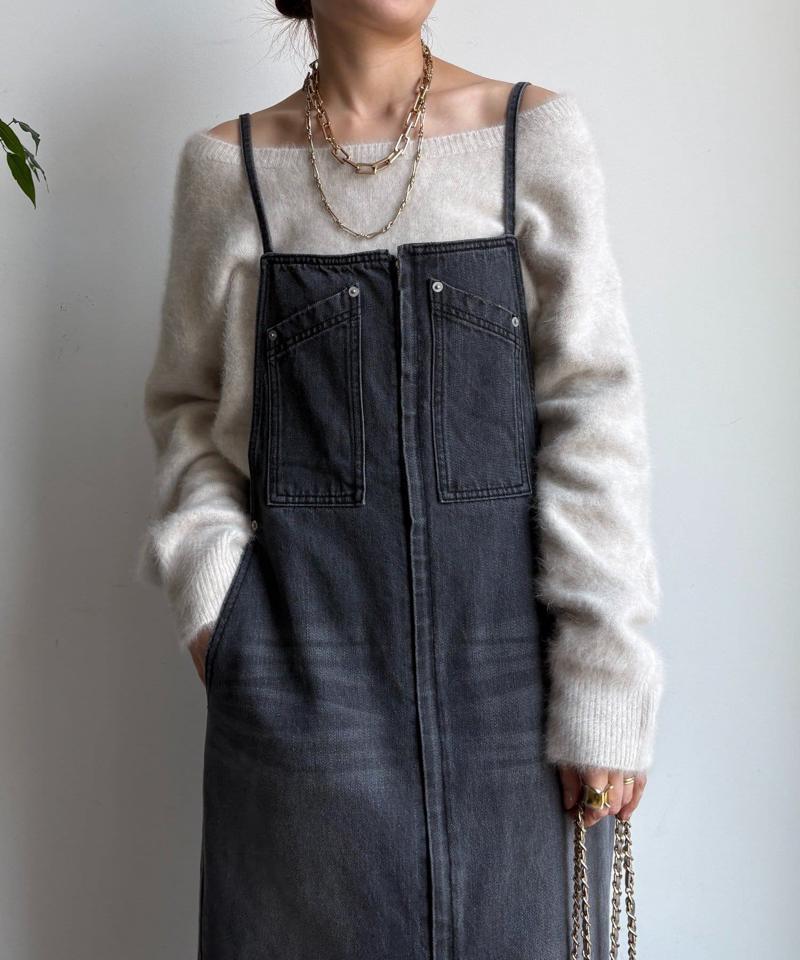 【新色追加】デニムキャミジャンスカ