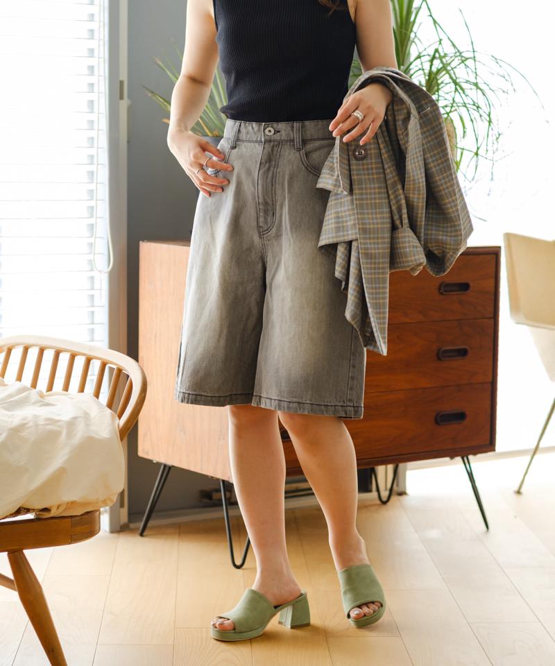 デニムハーフパンツ