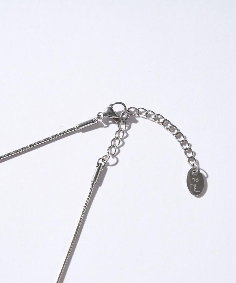 【R.good（アールドットグッド）】カーブバーショートネックレス