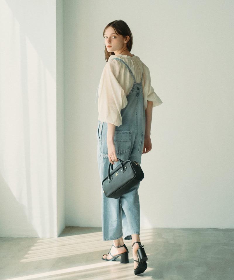 【25th】綿麻デニムサロペット
