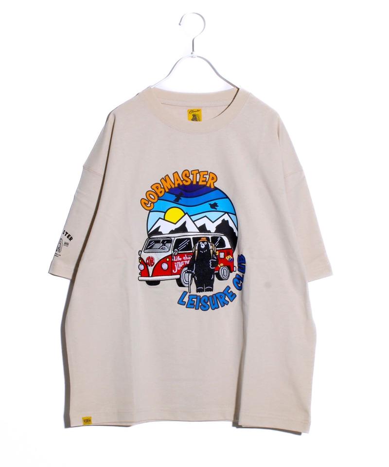 【COBMASTER】吸水速乾 旅するベアーTシャツ フロントプリント