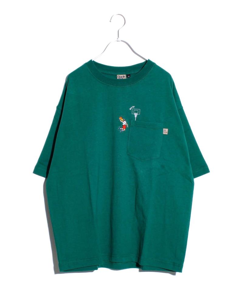 【Duckster】吸水速乾天竺 THE SHOT ポケットTシャツ ポケT