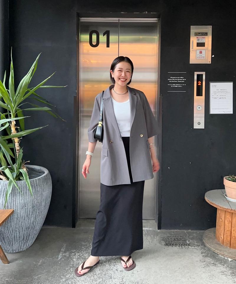 《インフルエンサーコラボ》ストレッチタイトスカート