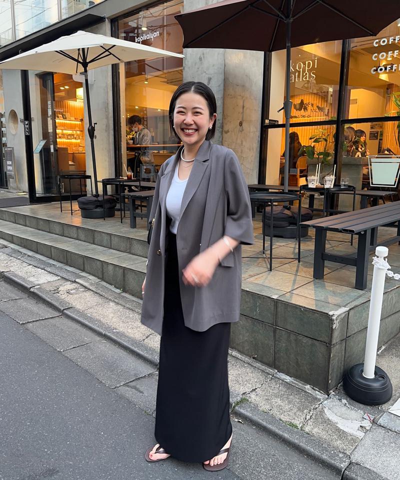 《インフルエンサーコラボ》ストレッチタイトスカート