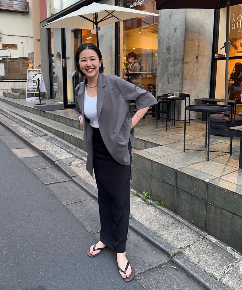 《インフルエンサーコラボ》ストレッチタイトスカート