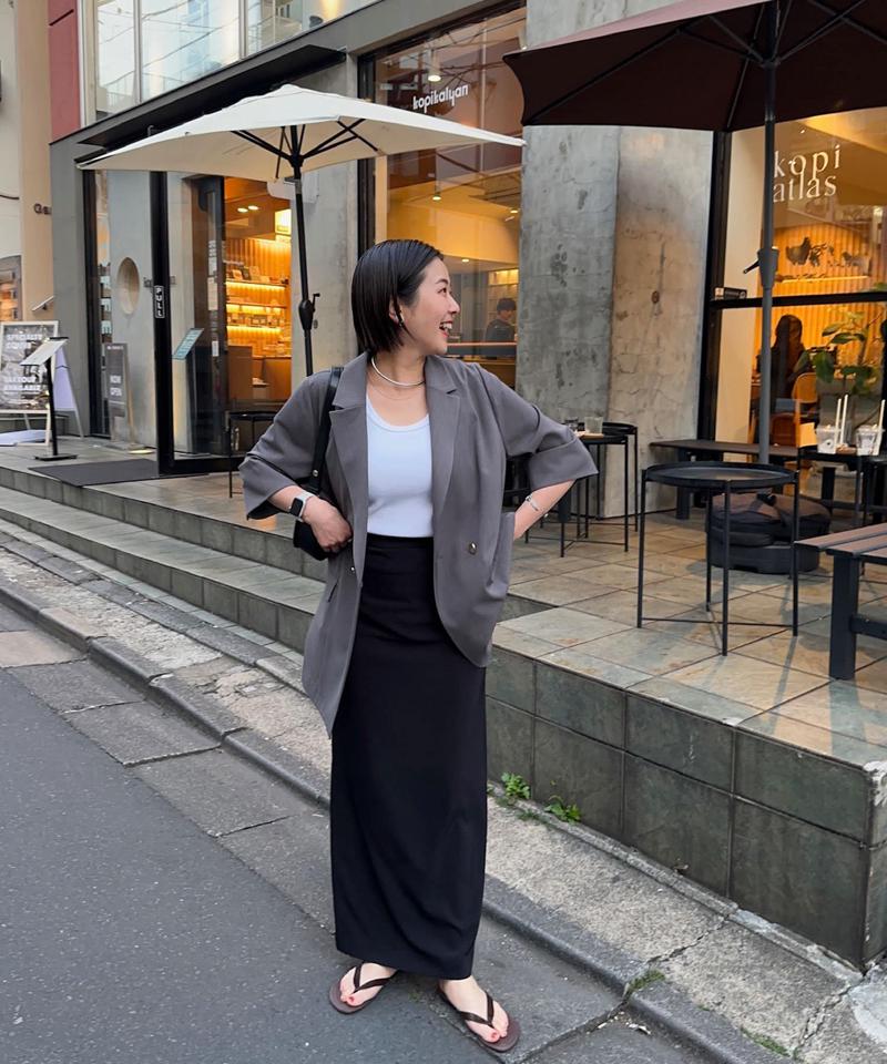 《インフルエンサーコラボ》ストレッチタイトスカート