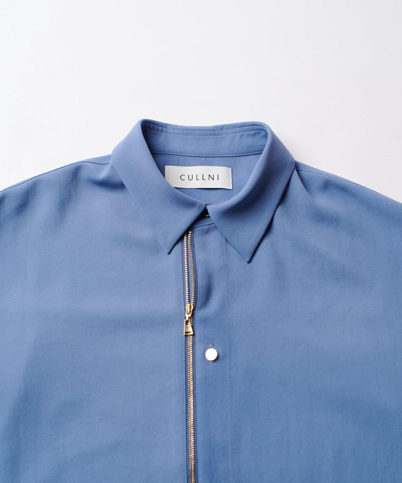 【CULLNI / クル二】exclusive s/s ZIPシャツ