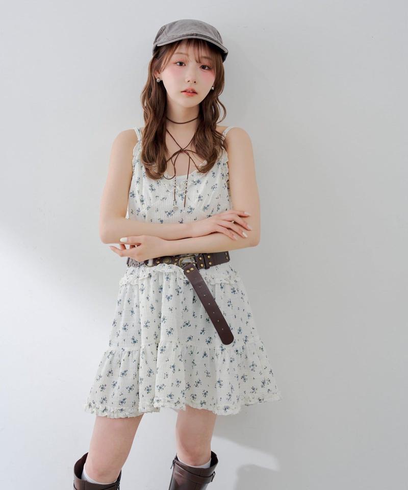 【@_chipi2xセレクト】キャミティアードチュニック　新色追加！