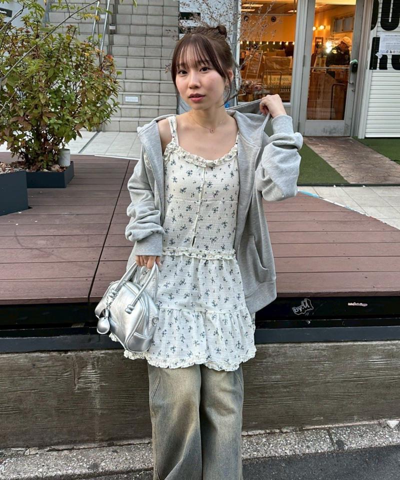 【@_chipi2xセレクト】キャミティアードチュニック　新色追加！