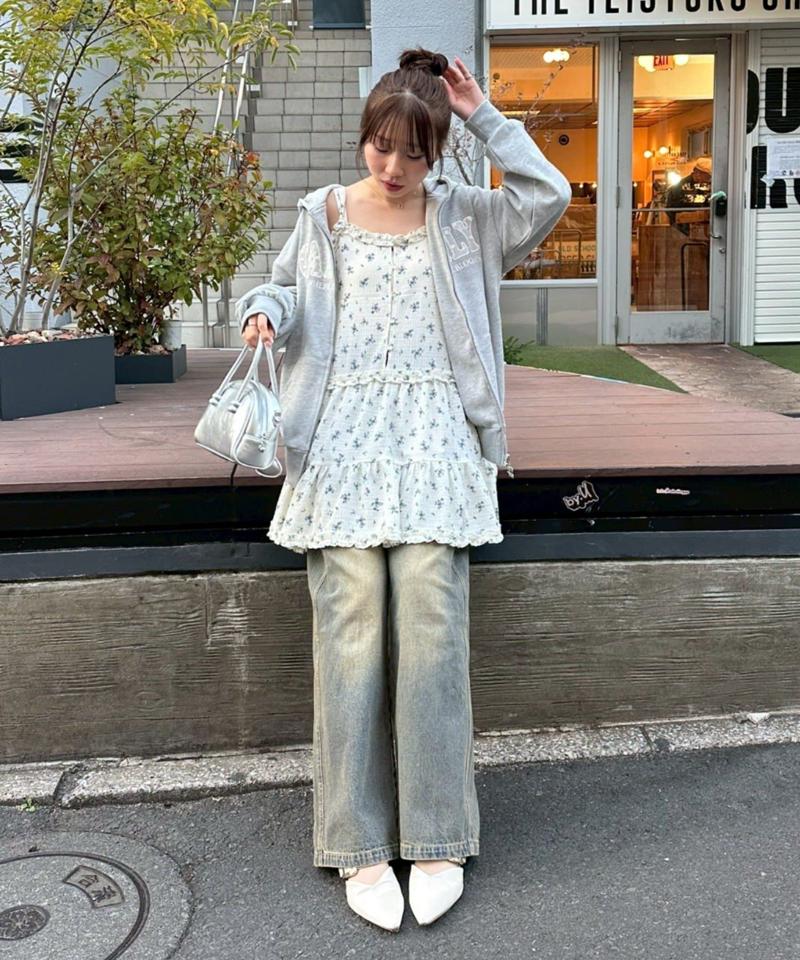 【@_chipi2xセレクト】キャミティアードチュニック　新色追加！