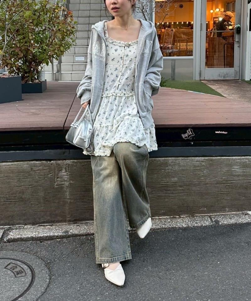 【@_chipi2xセレクト】キャミティアードチュニック　新色追加！