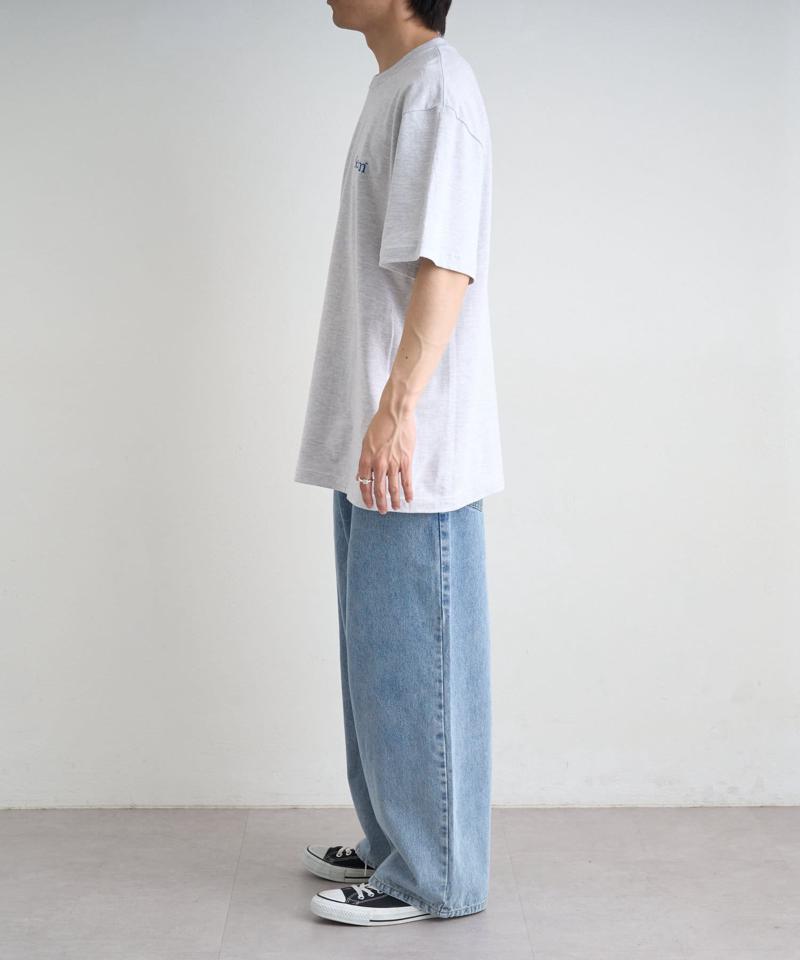 【SEADAM】〈UNISEX〉ロゴ刺繍ワンポイントTEE
