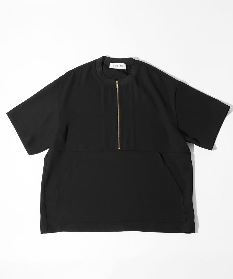 【CULLNI / クル二】exclusive カンガルーポケットハーフZIP