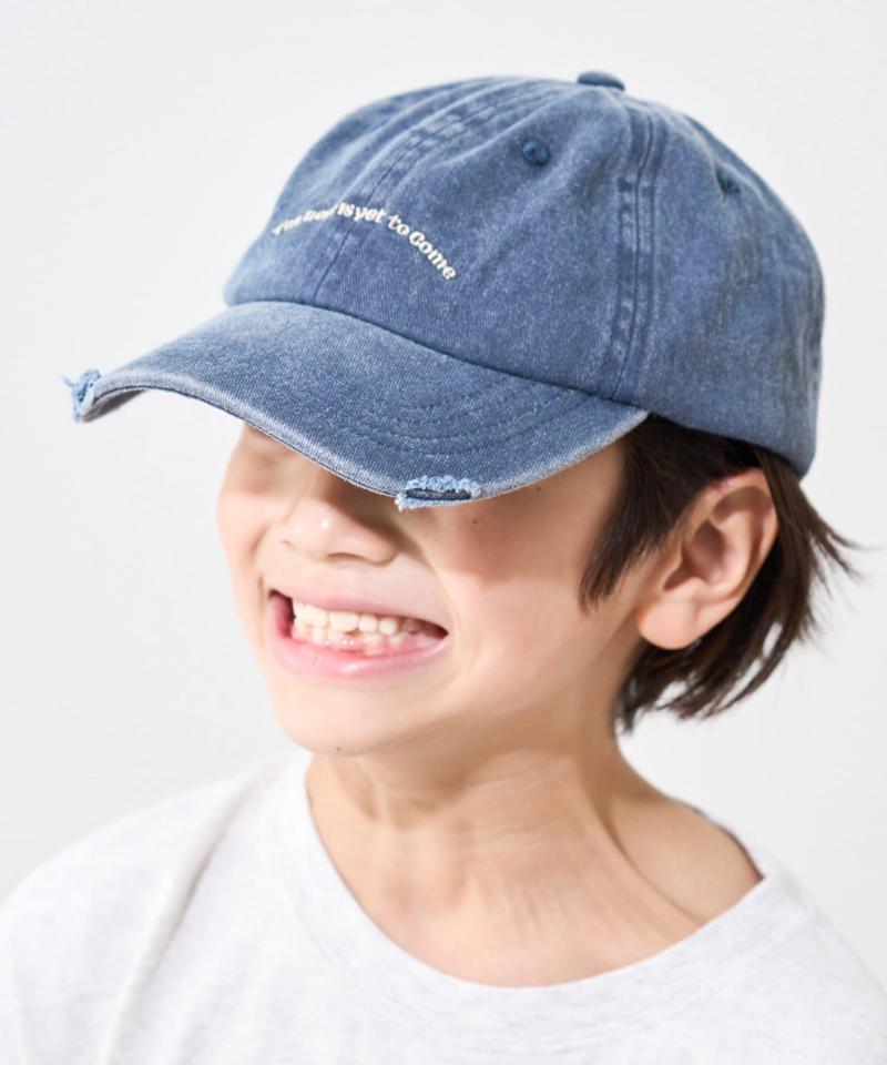 【KIDS】ピグメントロゴ刺繍CAP