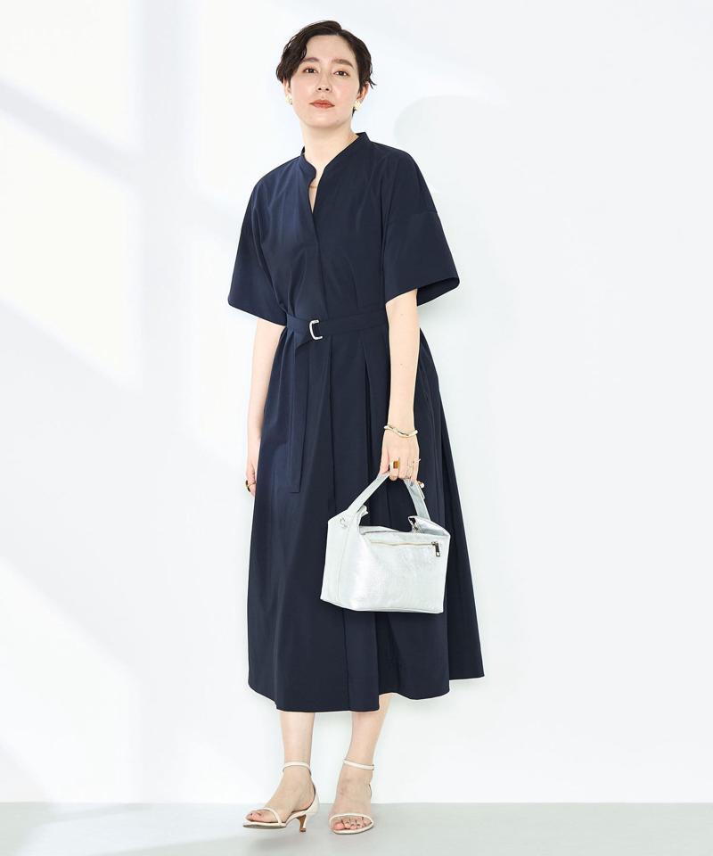 撥水ストレッチタフタ2WAYワンピース