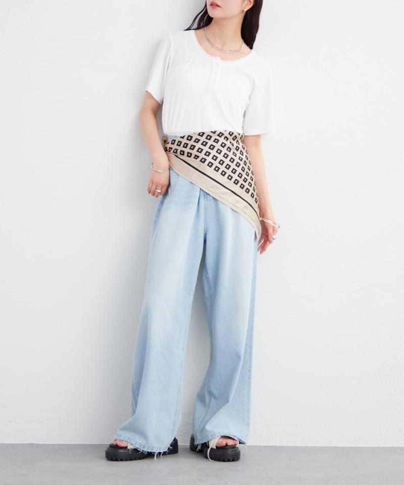 カットオフオーバーダイデニム