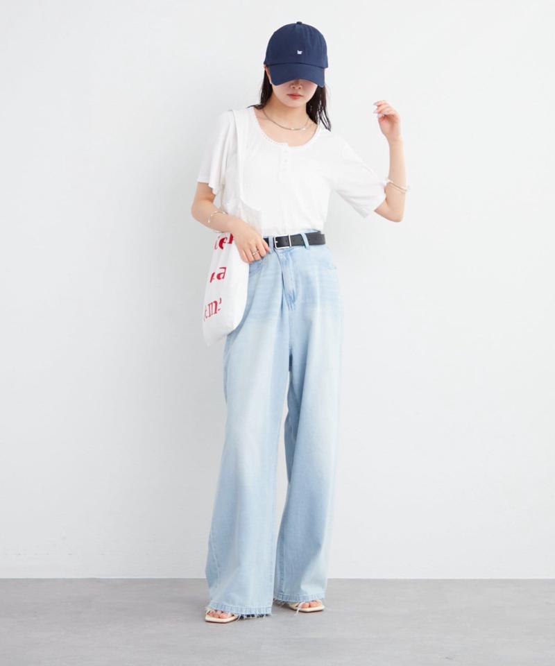 カットオフオーバーダイデニム