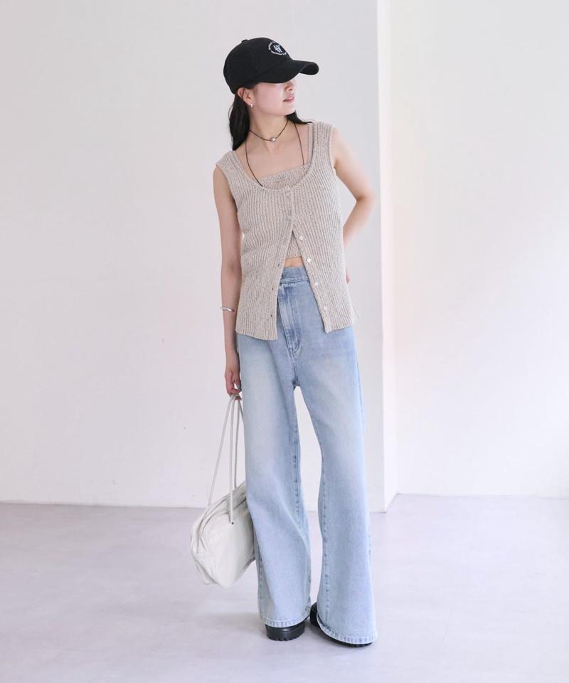 カットオフオーバーダイデニム