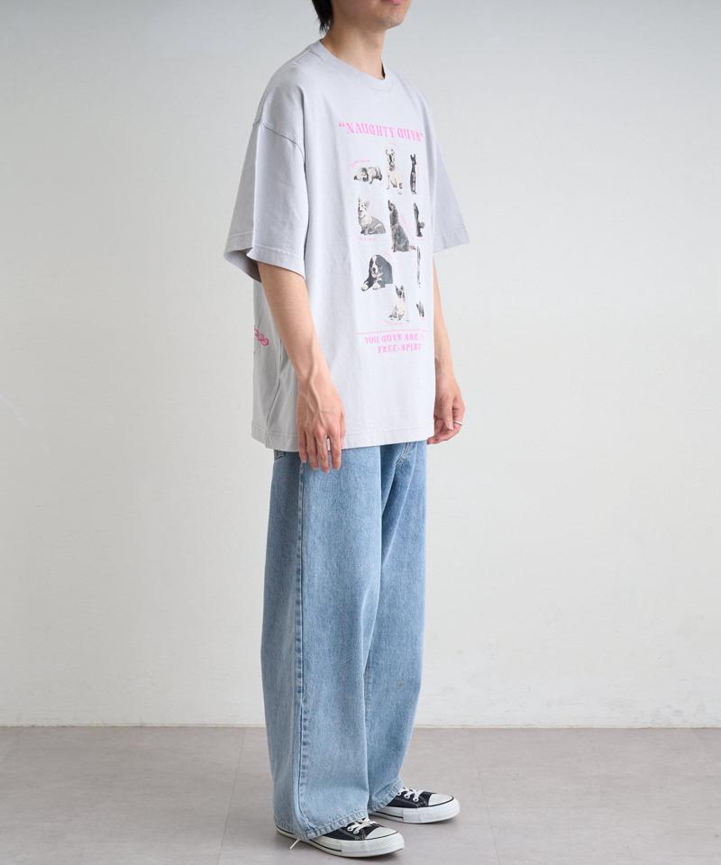 【SOUNDS GOOOOD】パウダー加工プリント&刺繍TEE