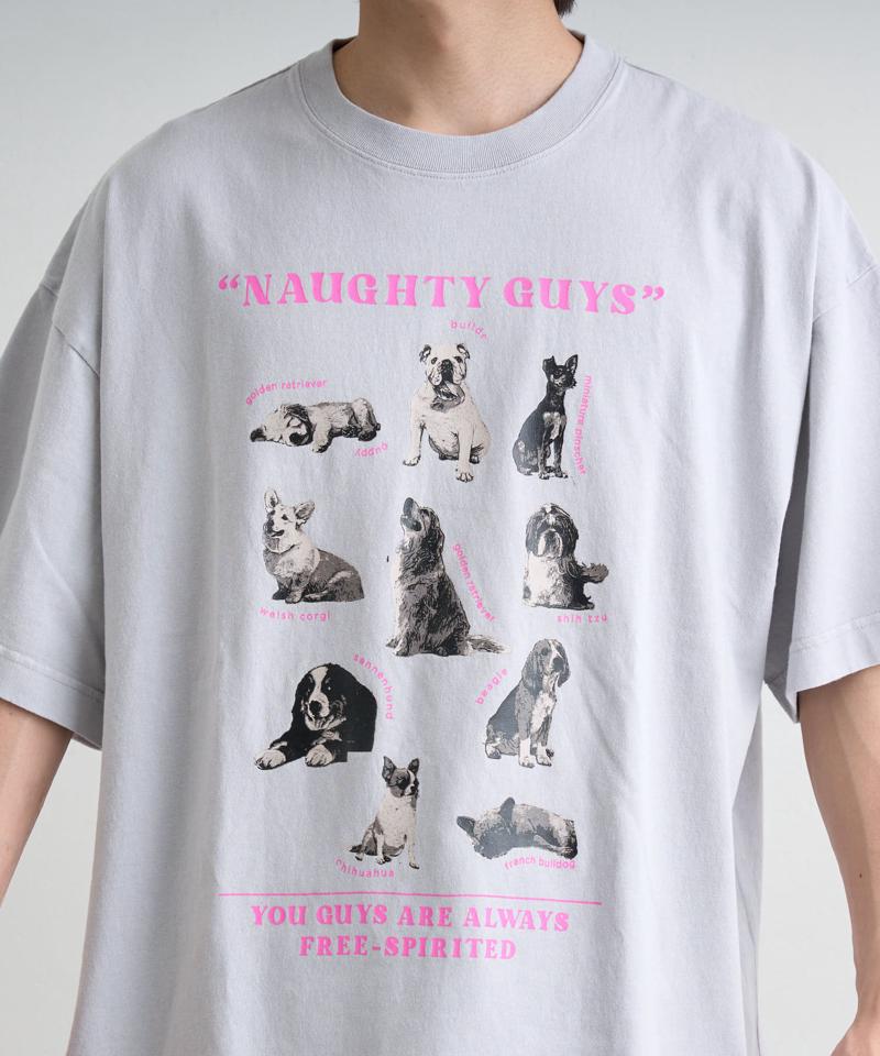 【SOUNDS GOOOOD】パウダー加工プリント&刺繍TEE