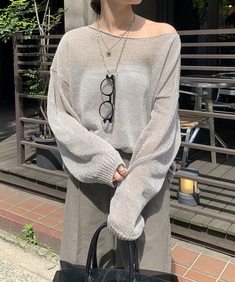 ラメプルオーバー
