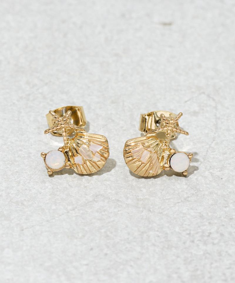 シェルスターフィッシュピアス
