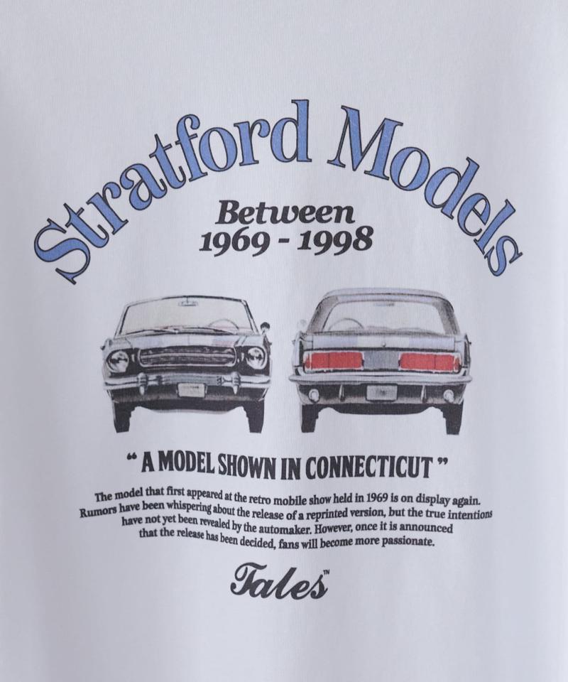 【ユニセックス】カーグラフィックリンガーTシャツ