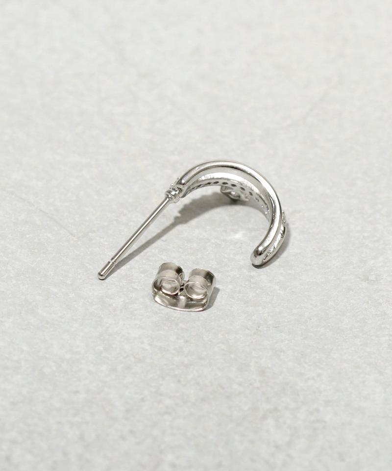 キラキラフープメタルピアス
