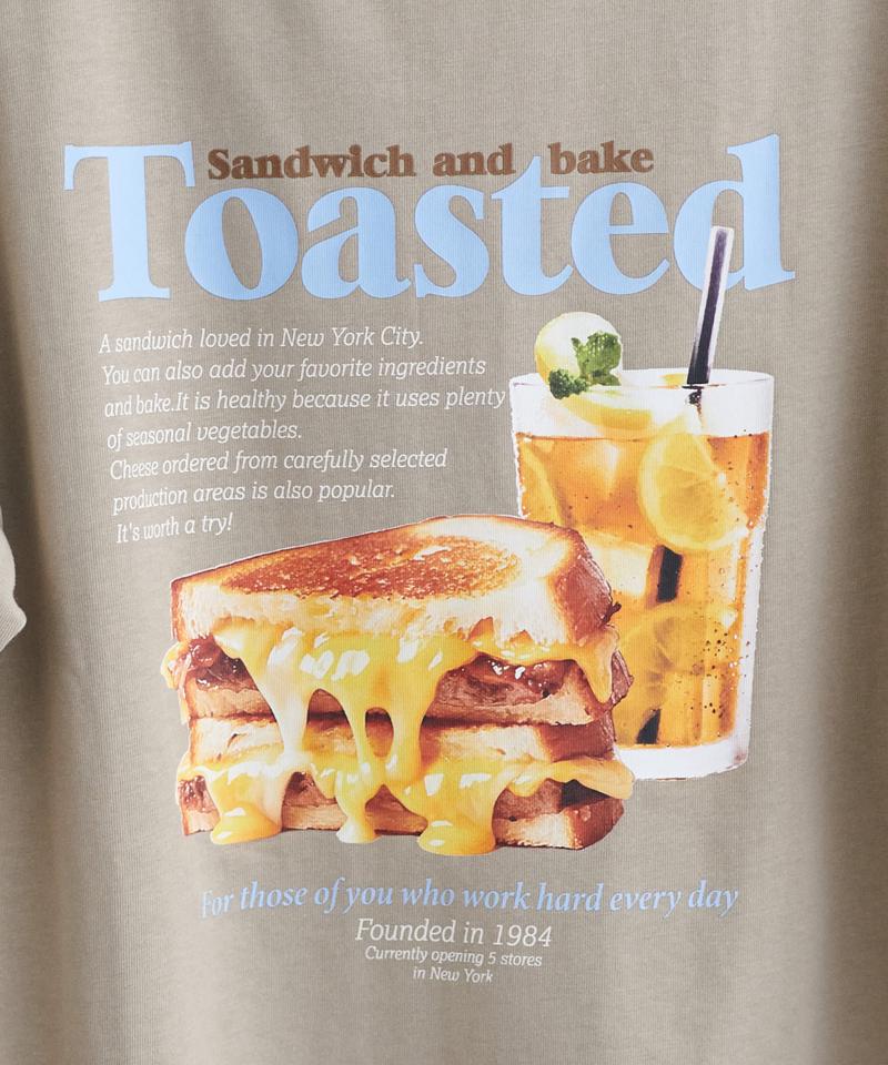 【WEB限定】トーストプリントビッグTシャツ《ユニセックス》