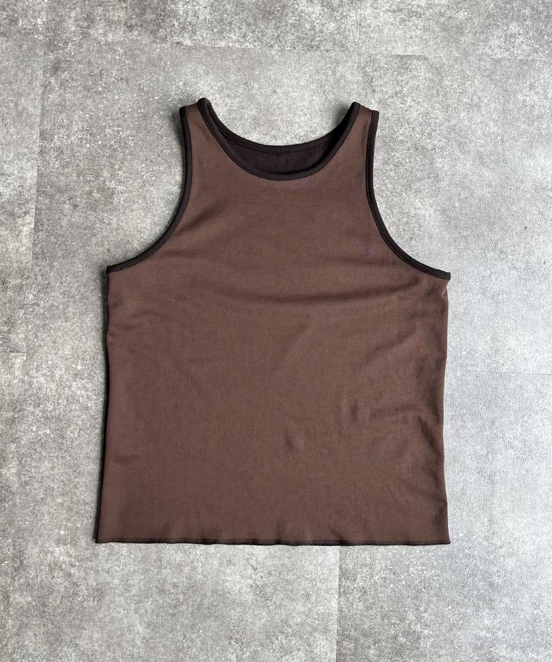 冷感加工リバーシブルタンクトップ