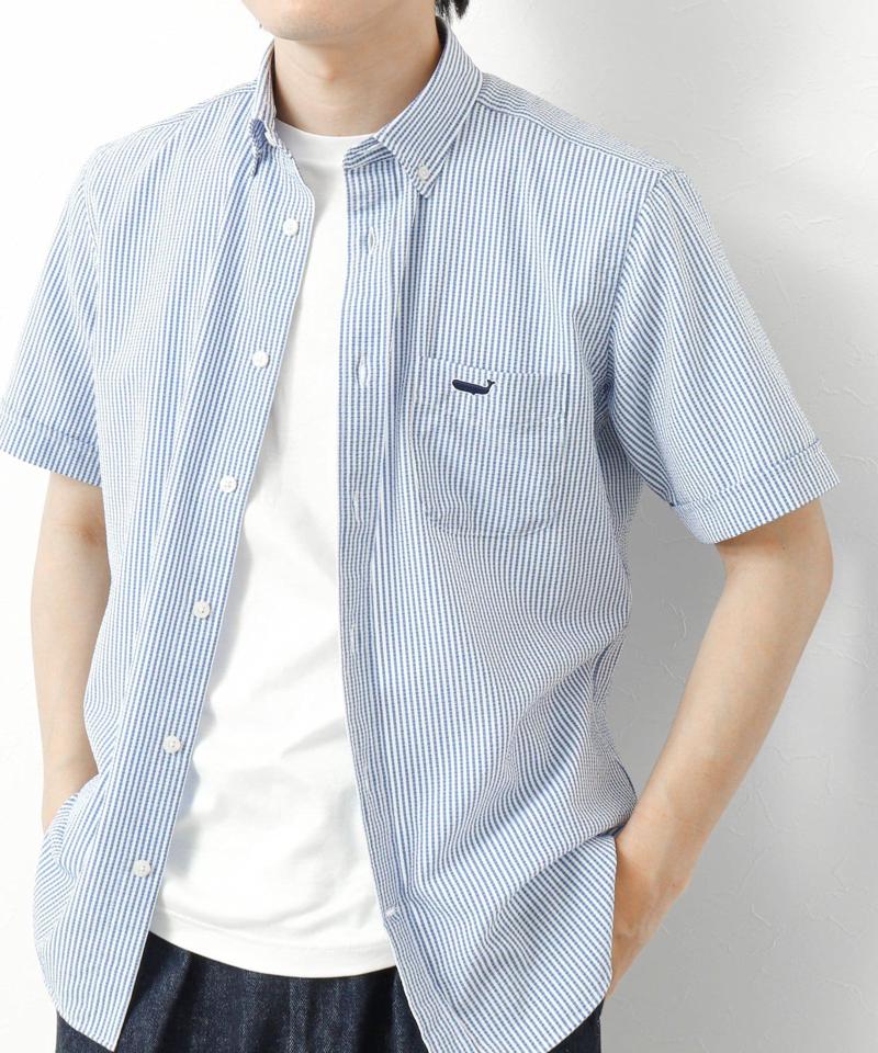 【PrimeFlex DotAir】《吸水速乾》ストレッチ クジラ BD S/S