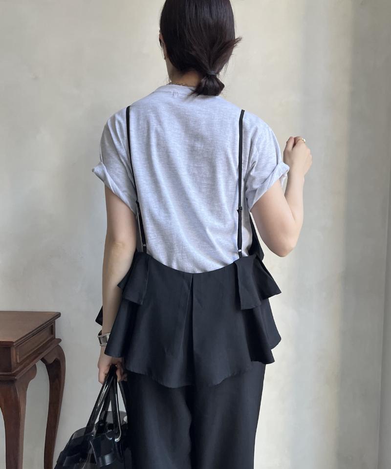【WEB限定】 フリルビスチェキャミサロペット