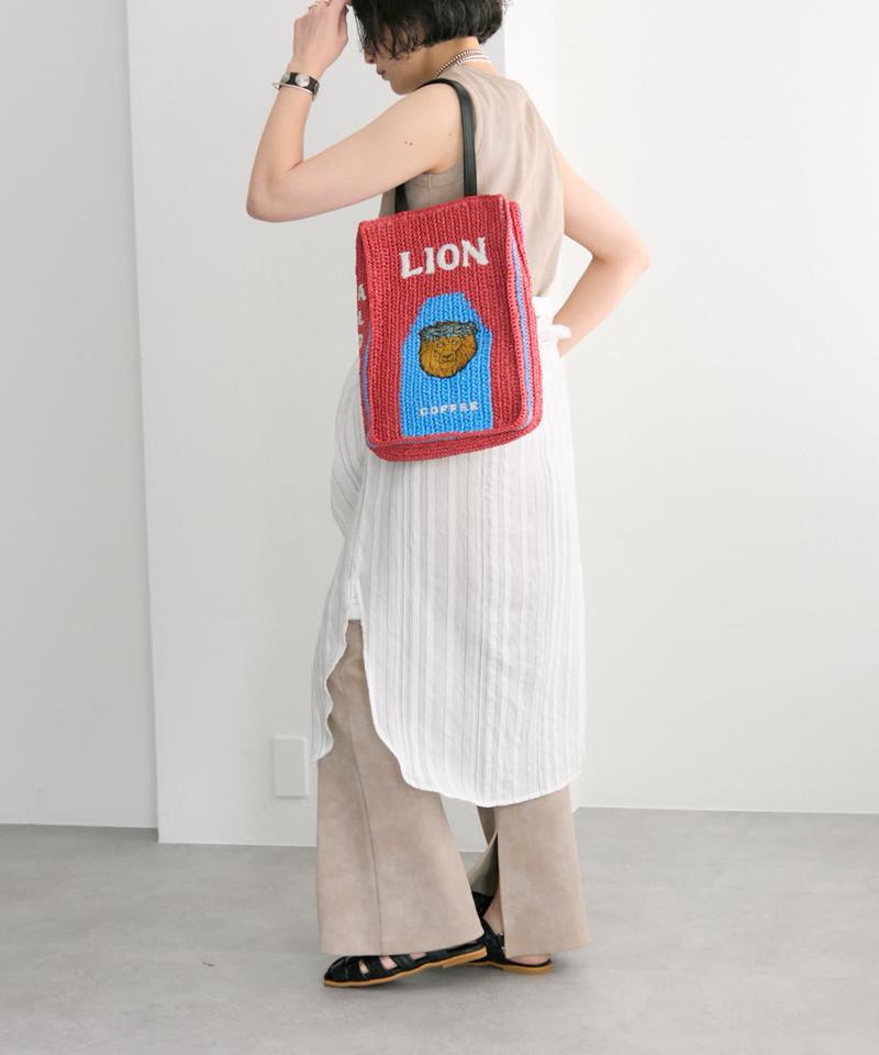LION COFFEE(ライオンコーヒー)コラボバスケットトートバッグ