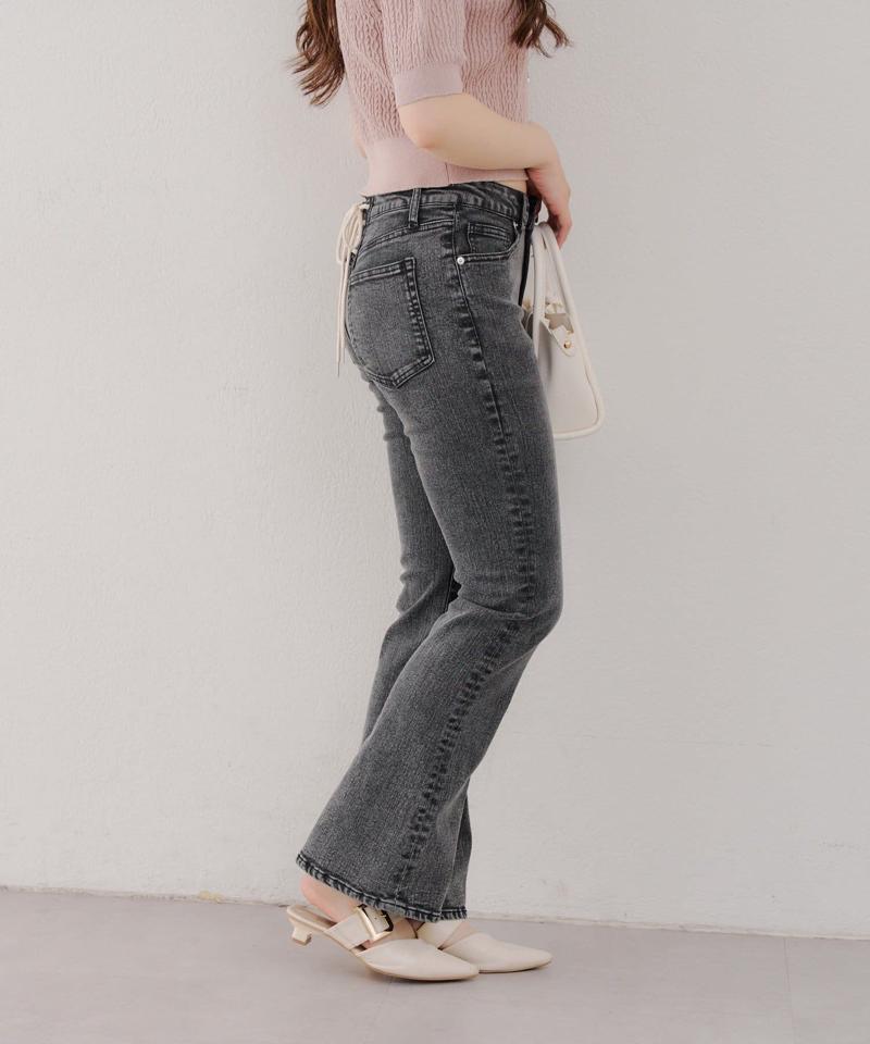 【@reve.perle_企画】後ろレースアップフレアパンツ