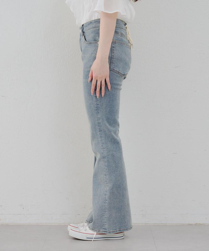 【@reve.perle_企画】後ろレースアップフレアパンツ