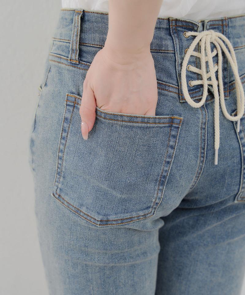 【@reve.perle_企画】後ろレースアップフレアパンツ