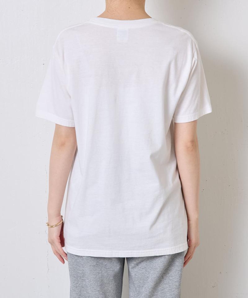 【大人のロゴT】ウォッシュロゴＴシャツ
