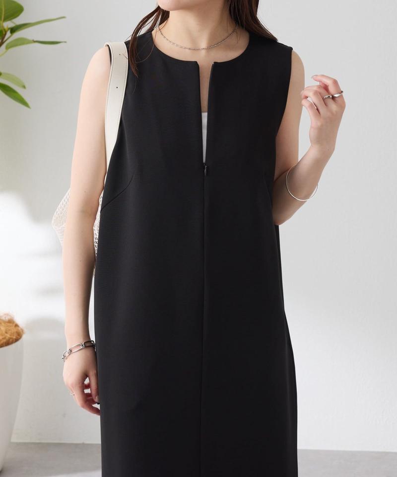 【4月14日24：59まで！TIMESALE開催中】《接触冷感》クールタッチIラインワンピース