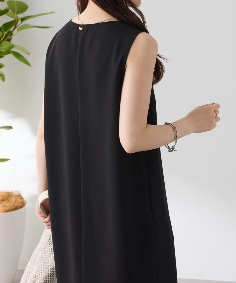 【4月14日24：59まで！TIMESALE開催中】《接触冷感》クールタッチIラインワンピース