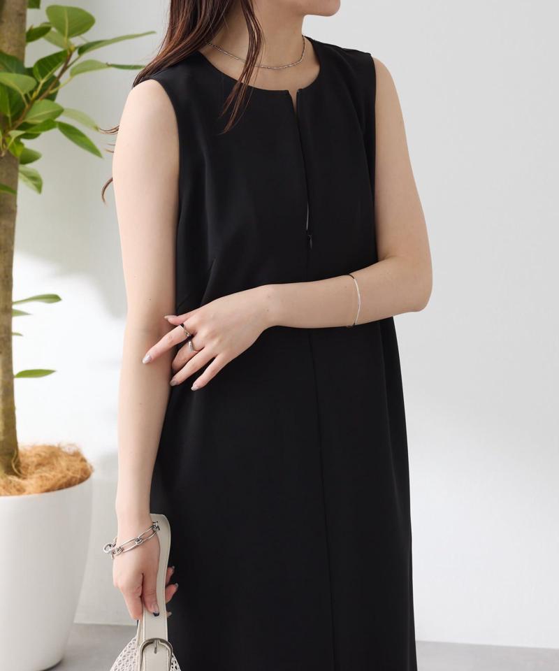 【4月14日24：59まで！TIMESALE開催中】《接触冷感》クールタッチIラインワンピース