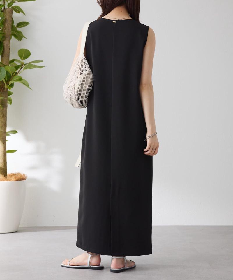 【4月14日24：59まで！TIMESALE開催中】《接触冷感》クールタッチIラインワンピース