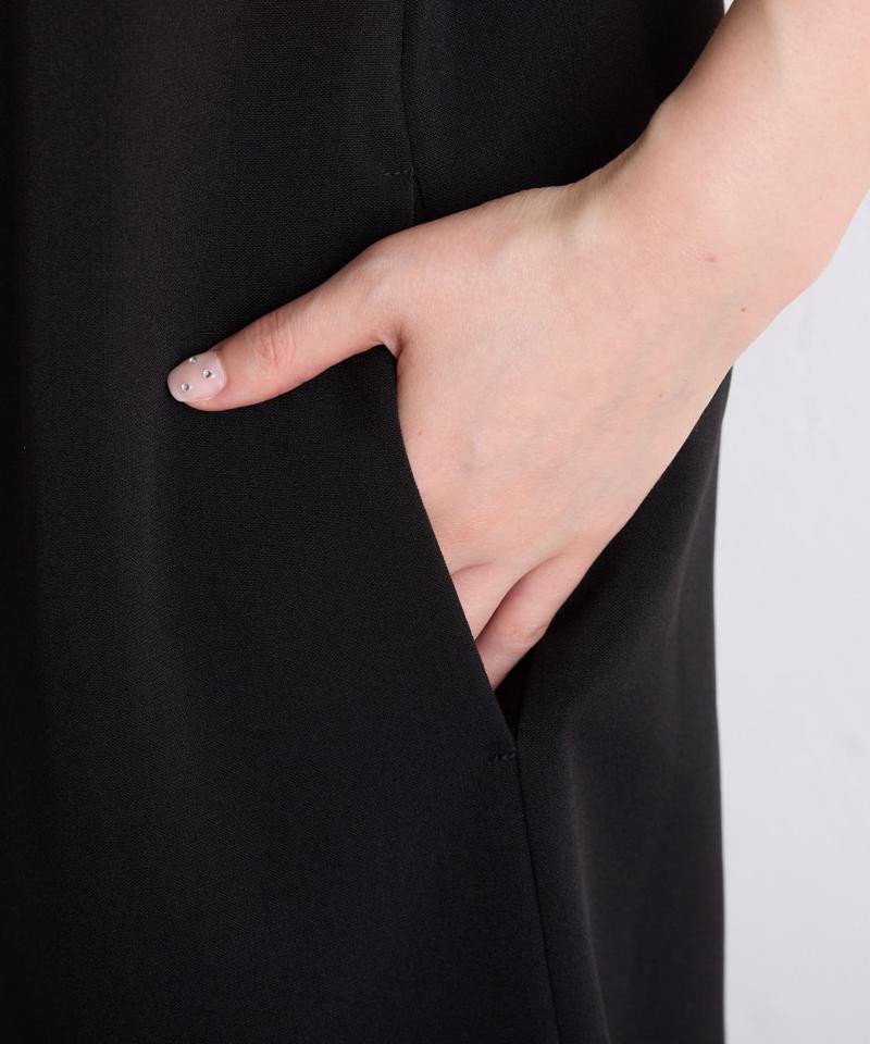 【4月14日24：59まで！TIMESALE開催中】《接触冷感》クールタッチIラインワンピース